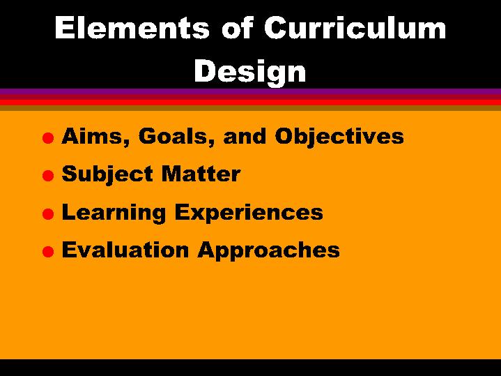 elements-of-curriculum-design